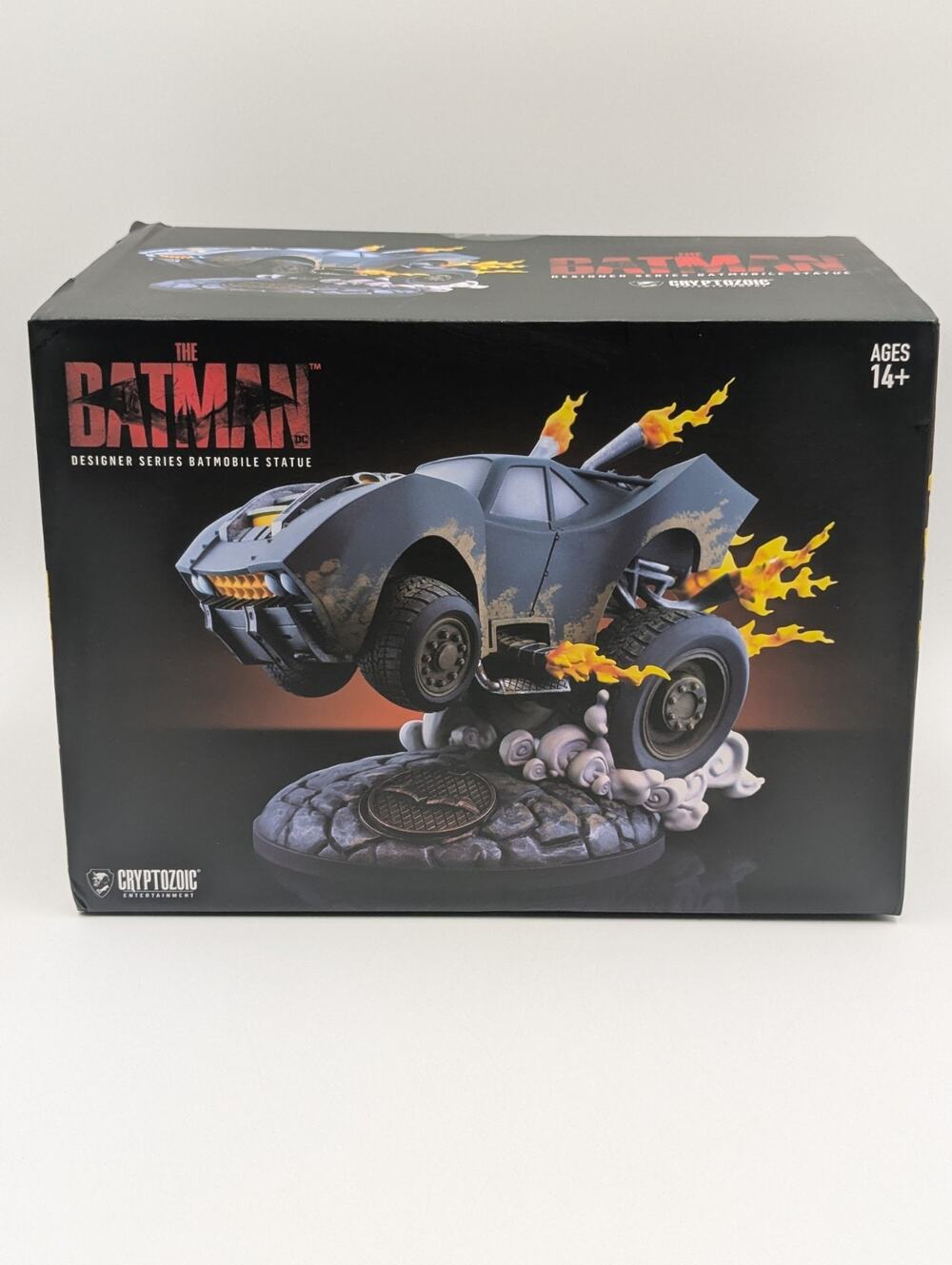 Cryptozoic The Batman 2022 Designer Series 11.5"x7.5" Batmobile Statue SEALED
